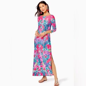 Lilly Pulitzer EUC M Seralina Maxi dress